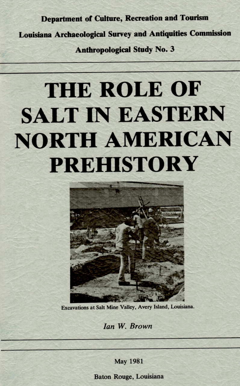 Role of Salt in Eastern North American Prehistory Book Cover