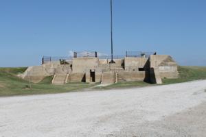 Photograph 3.  View of Fort Jackson Battery Millar, facing North. (FEMA, 2012)