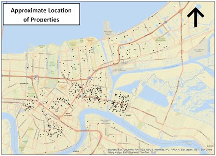 Approximate Location of Proposed Demolitions