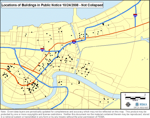 Location of Properties Proposed for Demolition Seeking Public Comment on Historical Significance