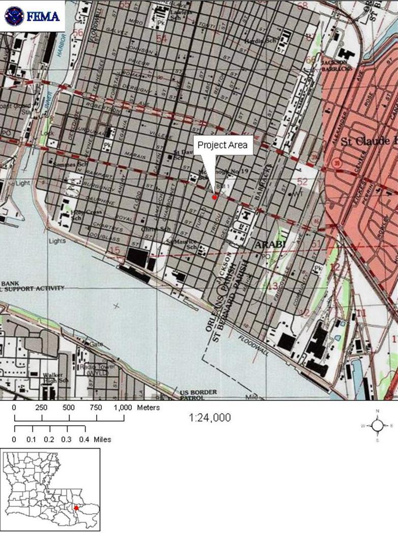 Map of the project area Map of the project area