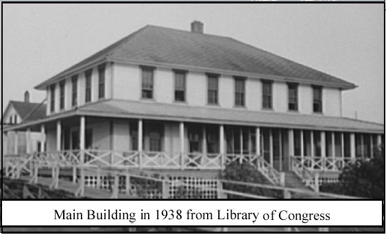 click to enlarge 1938 image of main building of the Associated Branch Pilots' Complex